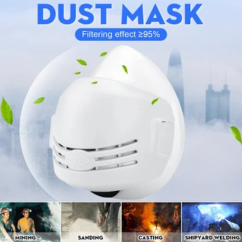

Head-mounted Dust Mask Respirator 95% Filtration Filter Anti PM2.5 Mask For Carpenter Builder Miner Polishing Dust-proof Masks