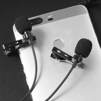 

USB Type C Clip Mic with Bag Omnidirectional Lavalier Microphone Portable Lightweight Musical Elements Mic for Phone