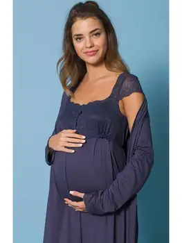 

Monamise 18210 Sabahlıklı Lohusa Gecelik Takımı