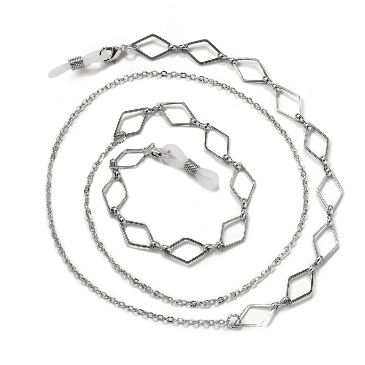 Elegant Acrylic Pearl and Crystal Eyeglasses Chain Necklace - Fashion Jewelry Accessory