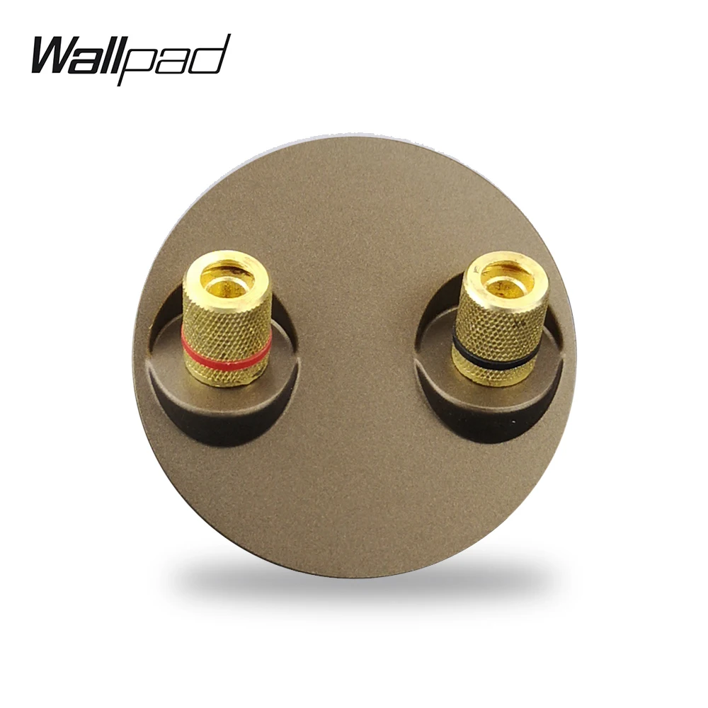 L6 Wallpad 5 цветов аудио динамик Phono 2 контактный разъем Модуль Розетка Проводная