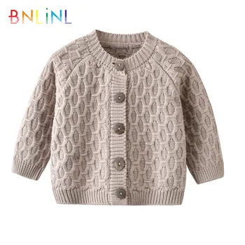 

Autumn Winter Baby Sweater Knitted Boys Girls Toddler Solid Sweater Handmade Infant Single Breasted Cardigan Kid Newborn Clothes