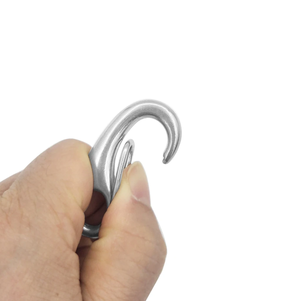 Heavy Duty 50mm Spring Gate Snap Hooks for Dog Leash Carabiner Camping Hiking | Спорт и развлечения