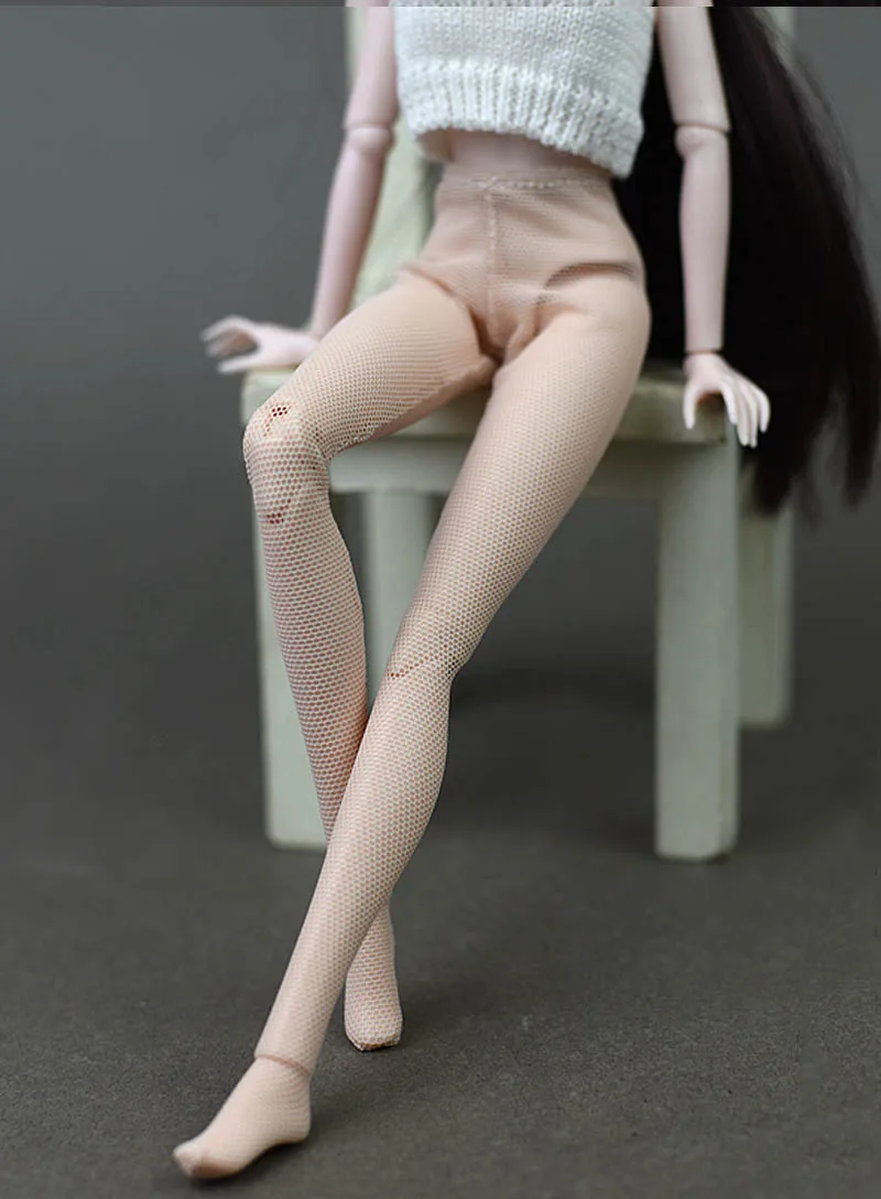 Fashion Doll Accesssories High Elastic Pantyhose For Barbie Dolls Clothes Handmade Mesh Stocking Bottoms Trousers Pants Legging