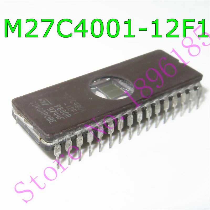 M27C128A-10F1 IC EPROM UV 128KBIT 100NS 28CDIP NEW 