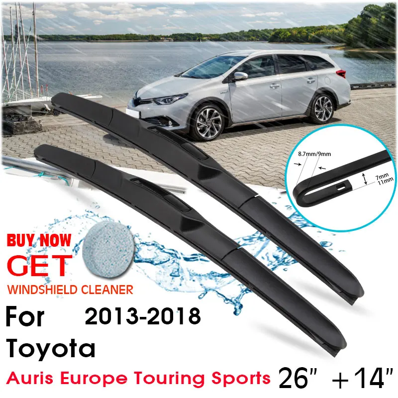 Car Wiper Blade Front Window Windshield Rubber Silicon Refill Wipers