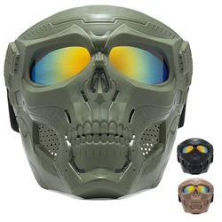 Outdoor Anti-fog Airsoft Mask Protective Gear Full Face Mask Helmet Paintball Skull Mask Airsoft Safety Goggle Tactical Mask