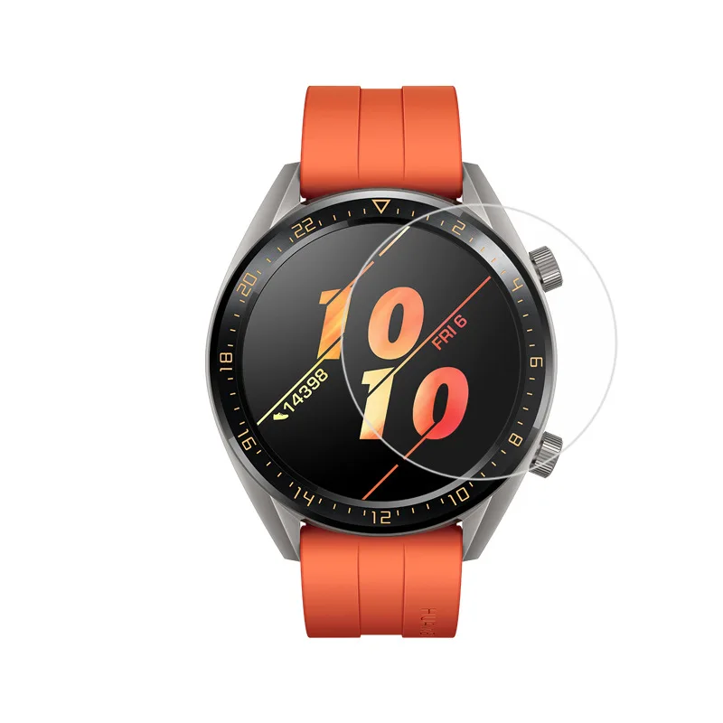 3 шт. Защитная пленка для экрана из закаленного стекла для huawei watch GT Active/Элегантные умные часы твердость 9H HD аксессуары для часов