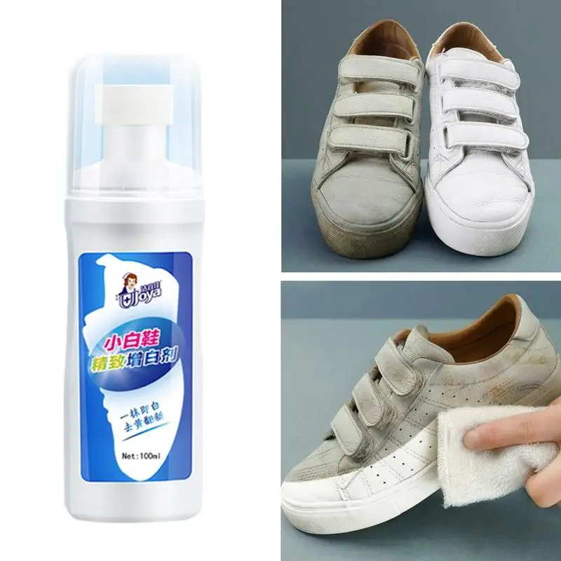 Espuma limpiadora de zapatos blanca sin lavar, abrillantador de zapatos blancos, herramienta de limpieza de pulido refrescante, 1 ud. AliExpress