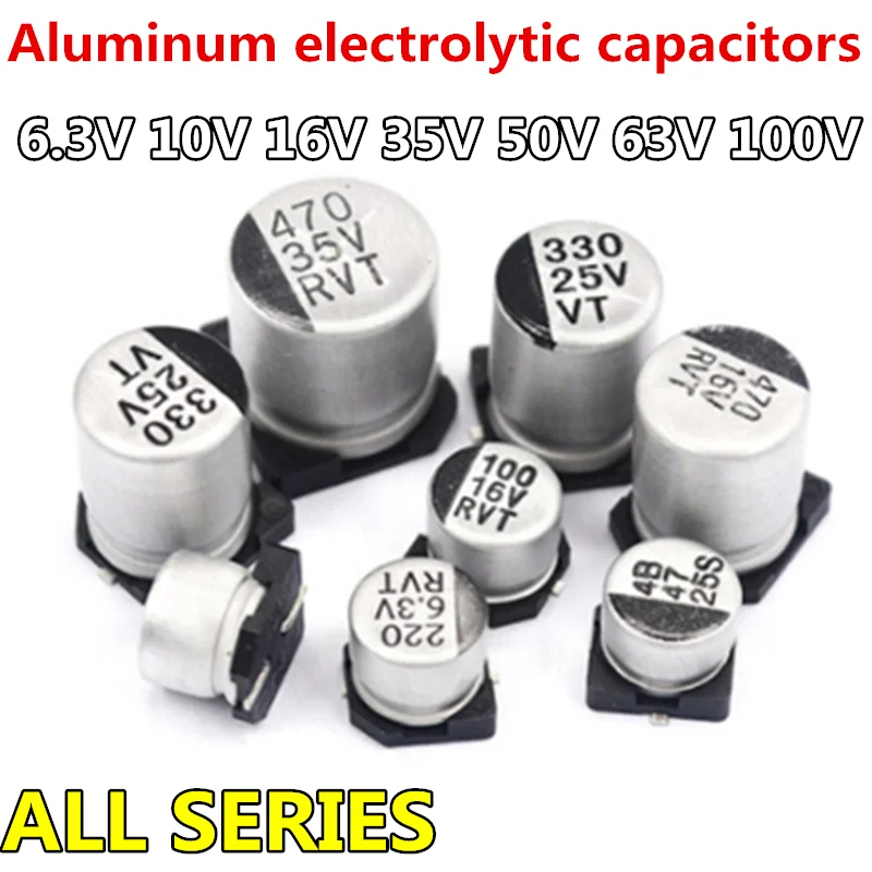 Capacitor Electrolítico De Aluminio DIP 100uf 35V