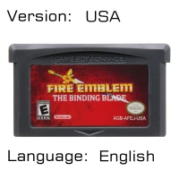 The Binding Blade US 32 бит видеоигры картридж Консоли Карты для nintendo GBA огненная эмблема серии Меч уплотнения связывающее лезвие - Цвет: The Binding Blade US