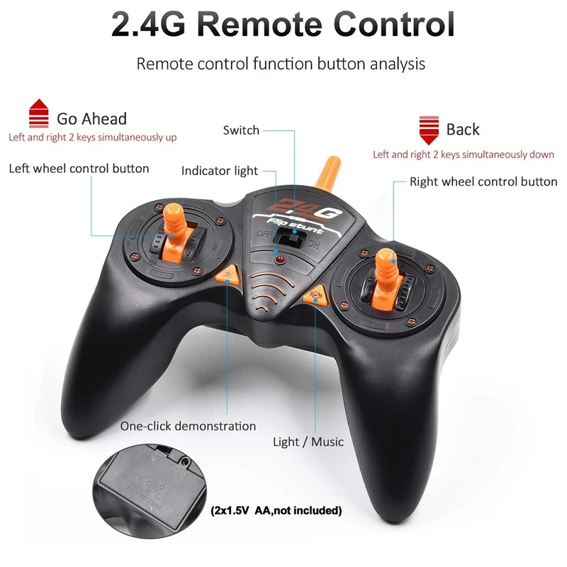 Children's Electric Remote Control Toy Car 360-Degree Flip Stunt Toy Car Tracked Off-Road All-Terrain Toy Tank Children's Electric Remote Control Toy Car 360-Degree Flip Stunt Toy Car Tracked Off-Road All-Terrain Toy Tank