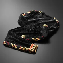 

Men's casual suit 2022 spring and autumn new fashion brand sportswear self-cultivation stitching fashion men's clothing