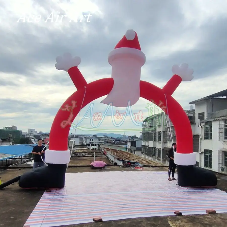 7mx6.5m or Inflatable Santa Claus Arch, Christmas Event Decoration, Home Decor