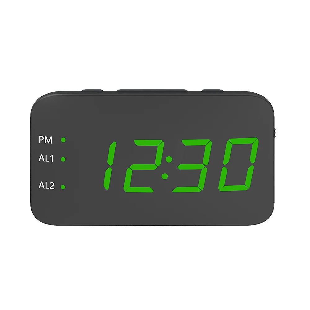 Travel Portable Electronic Alarm Clock Bedside Snooze Alarm Clock With Dual Alarm Home Decor Digital Led Clock Alarm Clocks Aliexpress