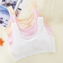 Комплект из 3 бюстгальтеров для девочек спортивный хлопковый жилет без косточек с подкладкой для подростков и студентов XRQ88