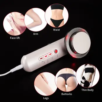 

3In1 EMS Infrared Body Slimming Massager Weight Loss Machine Fat Burner Remover Ultrasonic Beauty Device for Waist Hip Legs Face