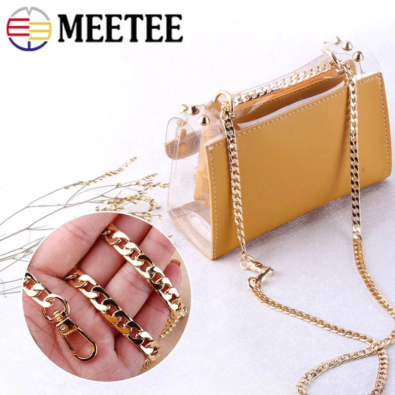 Meetee 20/100/120 см с металлическими заклепками; туфли-лодочки кошелек цепи сумка с ремешком на плечо сумка через плечо ремни кошелек набор включает рукоятку Сумки оборудования