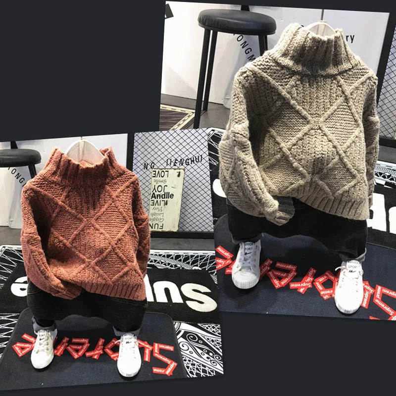 Детская одежда; Новинка года; сезон осень; вязаный свитер с разрезом в Корейском стиле для мальчиков; C00012 C12293