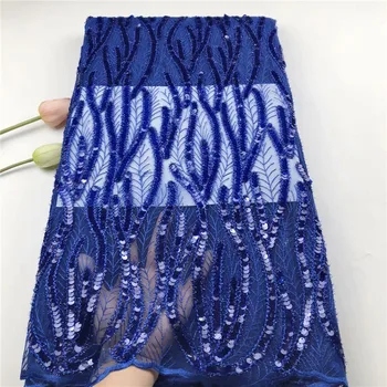 

2020 Latest design French Net Lace Fabric,High Quality African Tulle lace Sequins Nigerian Lace Fabrics Wedding Dresses hs82-867