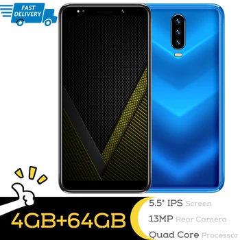

Smartphones A51 Face unlocked Global 4G RAM 64G ROM 5.5" Quad Core 13MP Android mobile phones celular Cellphones