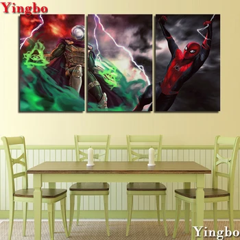 

Multi-picture Spider Man picture rhinestone embroidery wall decor mosaic diamond art full square/round 5d diy diamond painting