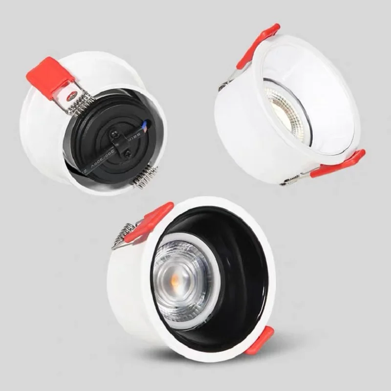 

Spot Led Downlights 12W 15W Dimmable Anti-Glare Recessed Spot Light Ceiling Lamp TV Bedroom Kitchen Indoor Lighting 110V 220V