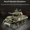 Simulation Smoke Sherman M4A1 Heavy Remote Control Tank 20Mins Launching Bullets 360° Driving Turret Rotation RC Military Tank 4