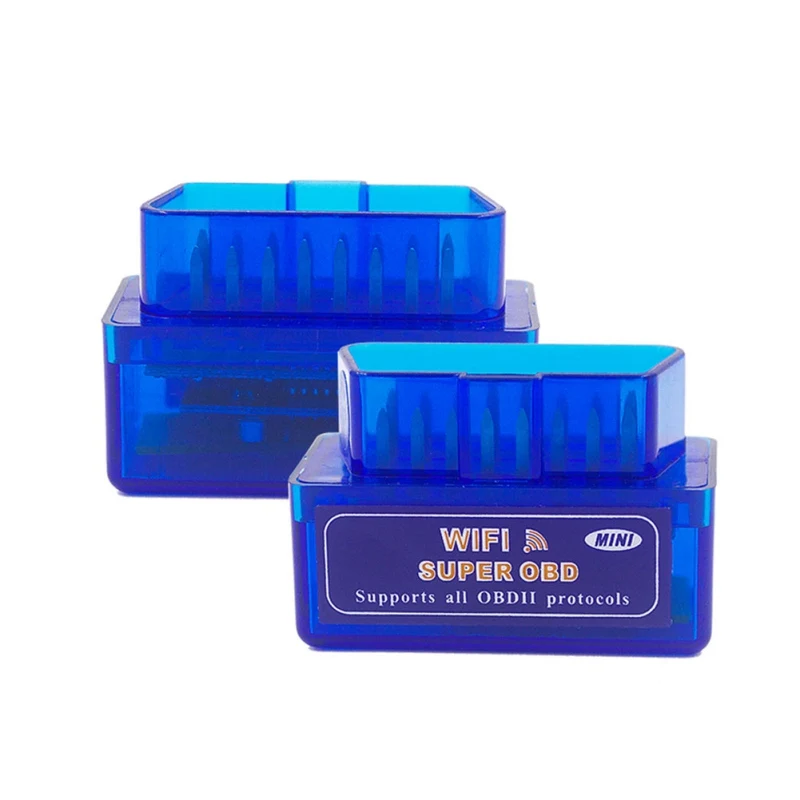 Мини elm327 Wifi V1.5 Pic18f25k80 диагностический сканер obd-ii Wi Fi Elm 327 IOS, Android PC Obd2 1,5 считыватель кода 25k80 чип