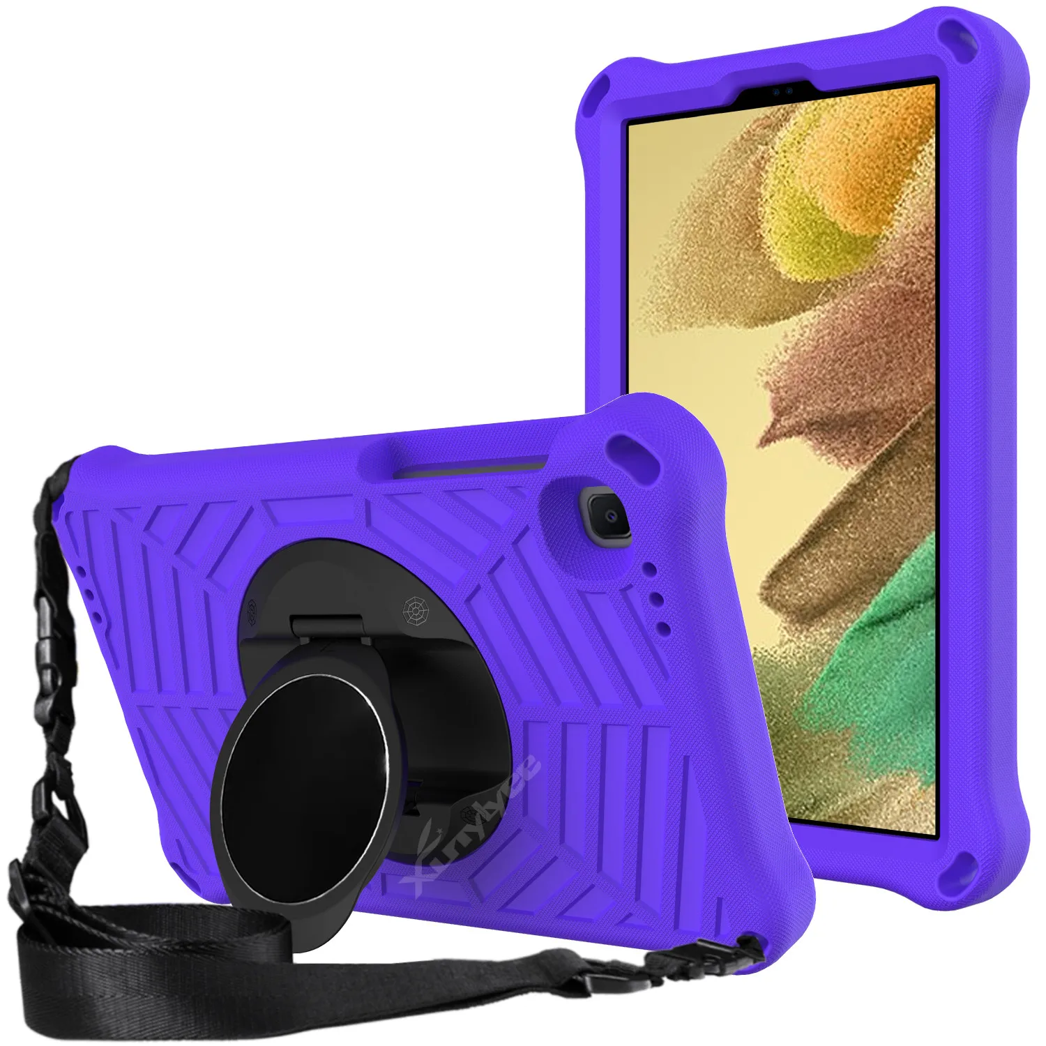 Kids Safe EVA Tablet Case For Samsung Galaxy Tab A7 Lite 8.7 2021 SM-T220 T225 Galaxy Tab A7 10.4 SM-T500 Shoulder Strap Cover