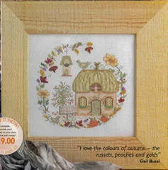 

MCol150-4 Landscape [pumpkin house] fresh air precision printed cross stitch set