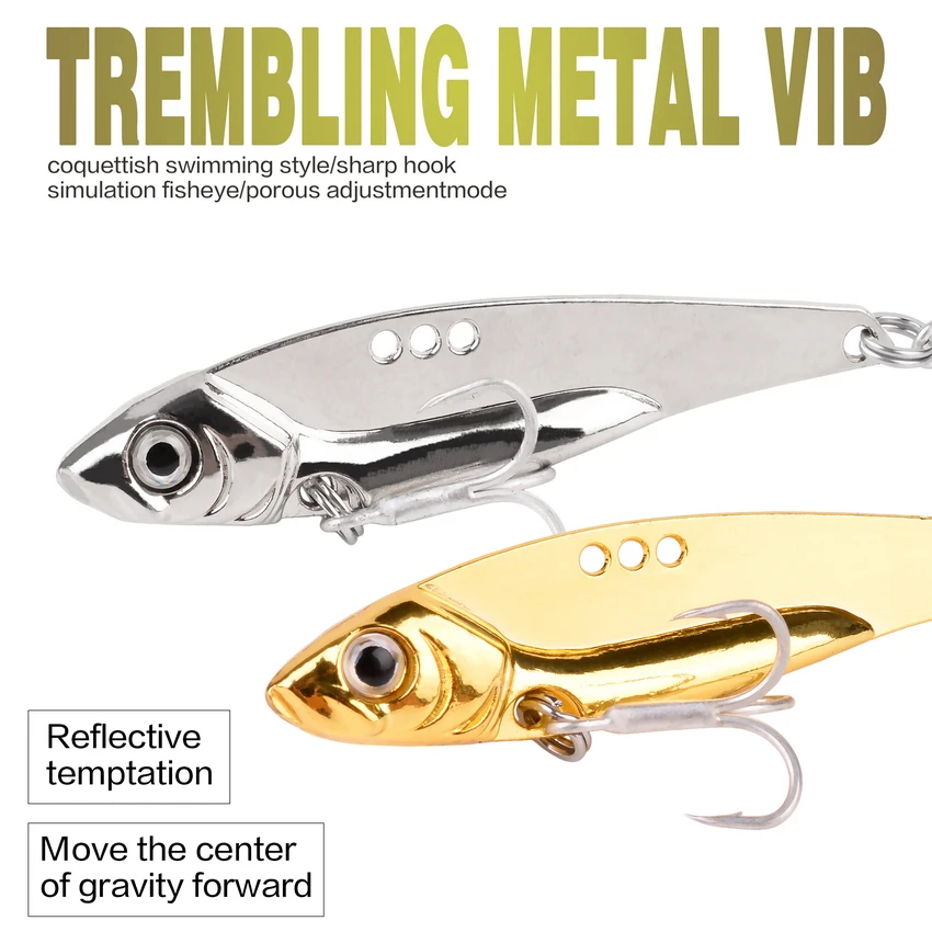 Metal Vib Jig Lures 7-25g Metal Vib Blade Lure Sinking Vibration Baits  Artificial Vibe for Bass Pike Perch Fishing Lure Tackle - AliExpress