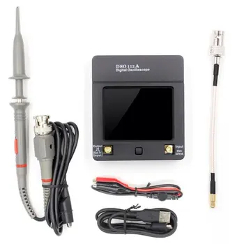 

DSO112A TFT Mini Digital Oscilloscope Touch Screen Portable USB Oscilloscope Interface 2MHz 5Msps