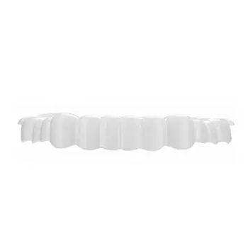 

Perfect Smile Snap-On Bracket Upper Teeth Simulation Braces Whitening Set Second Generation Silicone Simulation Teeth Dentures