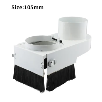 

Easy Operate Manual Push-pull Practical Brush Engraving Machine Woodworking Cleaner Multiple Size Spindle Dust Cover Home Vacuum