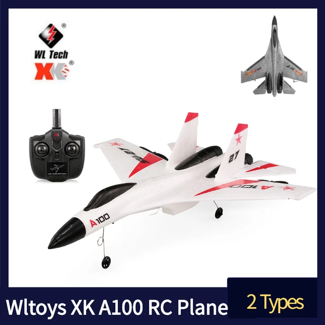 Wltoys XK A100 RC Plane 2.4G 340mm 3CH Airplane Fixed Wing Planes Outdoor RC Toys Flying Remote Control Plane Children Gift 1