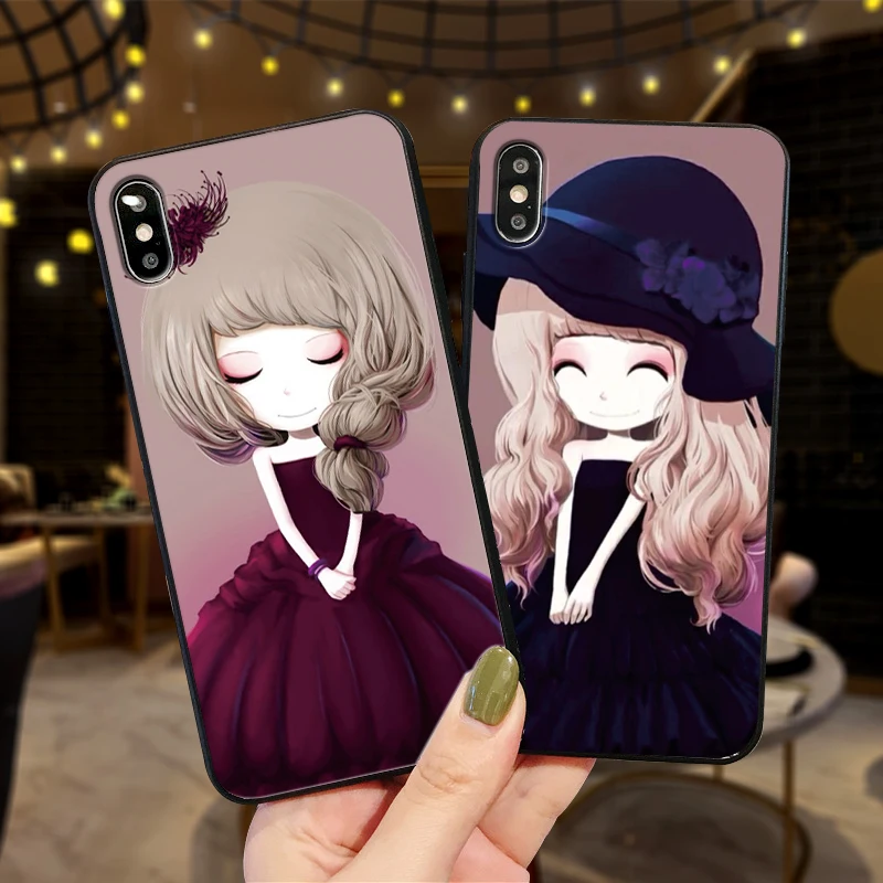 For Xiaomi Redmi pro 6 Note 5 8 K20 Pro 7 4X 5A 16G 32G GO 7A soft TPU Back Cover flower girl rose | Мобильные телефоны и