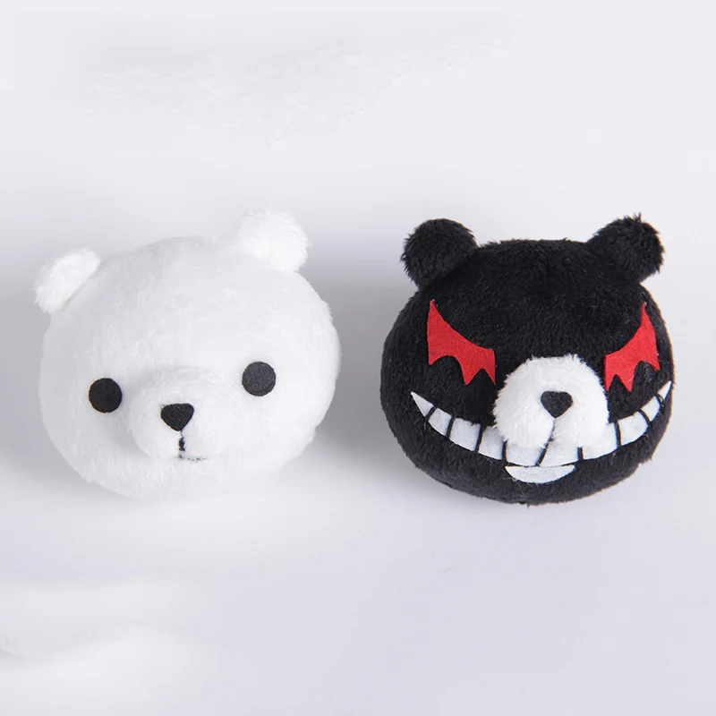 Black and white bear Szblaze девушки Enoshima черно-белые шпильки с медвежонком Эластичная головная повязка, аксессуары для волос конский хвост фиксированный зажим шпилька - Цвет: Black and white bear