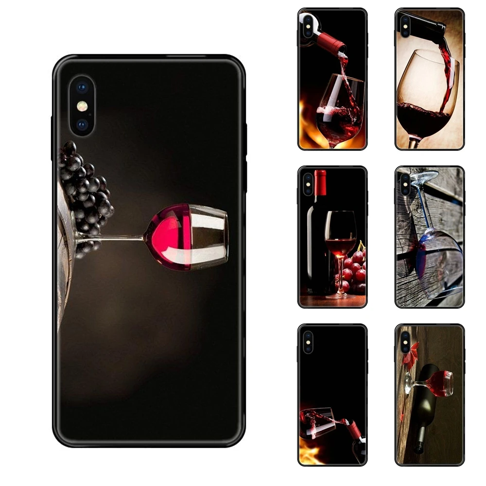Для Xiaomi Mi Note A1 A2 A3 5 5s 6 8 9 10 SE Lite Pro Ультра красное вино бокал в Париже Эйфелева башня