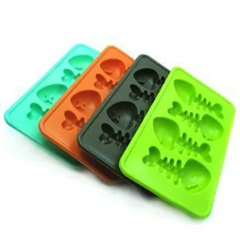 

Hot Sale Creative Silicone Fish Bones Ice Mold Chocolate Mold Household Summer Ice Lattice Grid Creative Silicone Ice Cube Tray