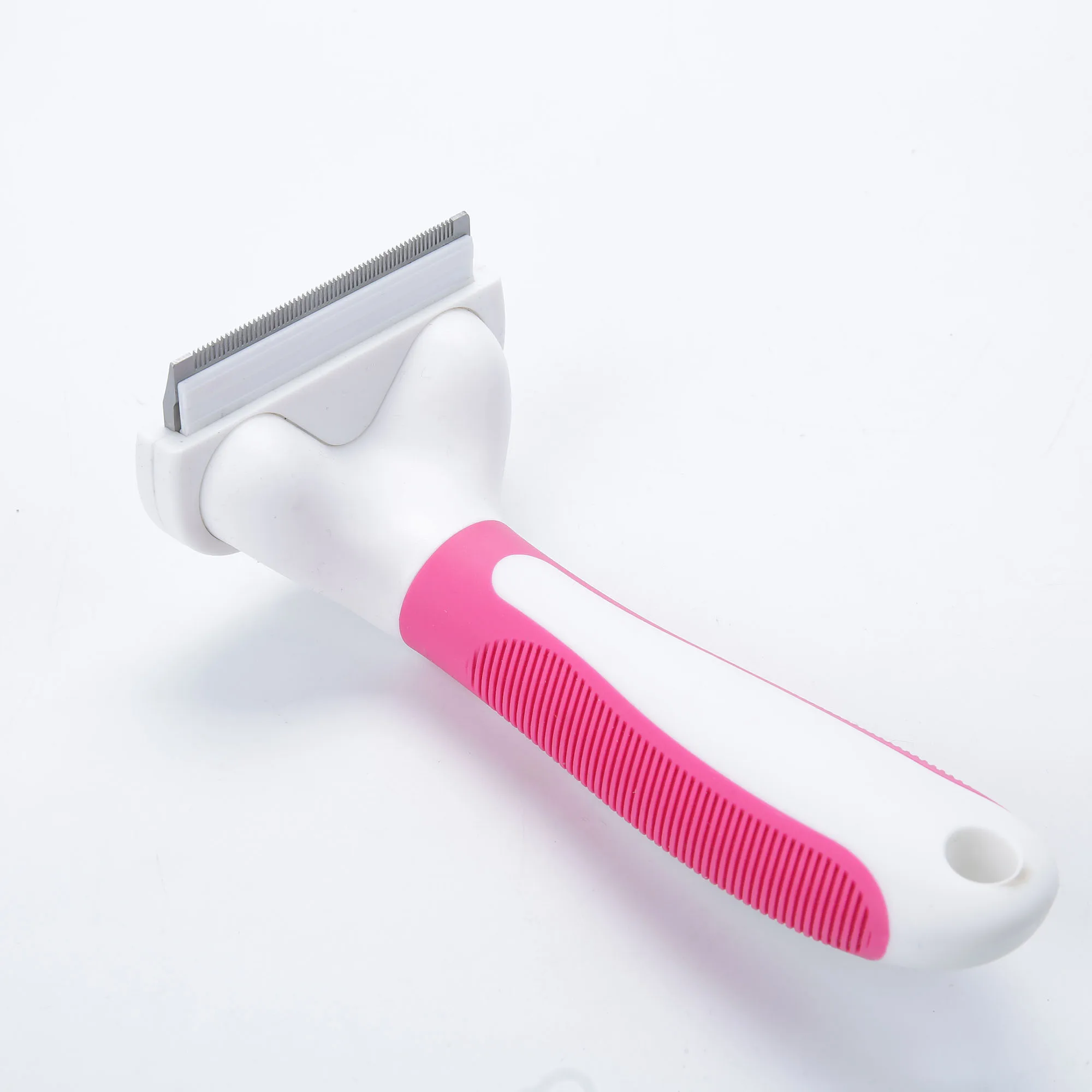 Pink S Bonzerpet расческа для удаления волос для домашних животных, расческа для удаления коротких и средних волос, расческа, аксессуары, расческа для ухода за кошками - Цвет: Pink S
