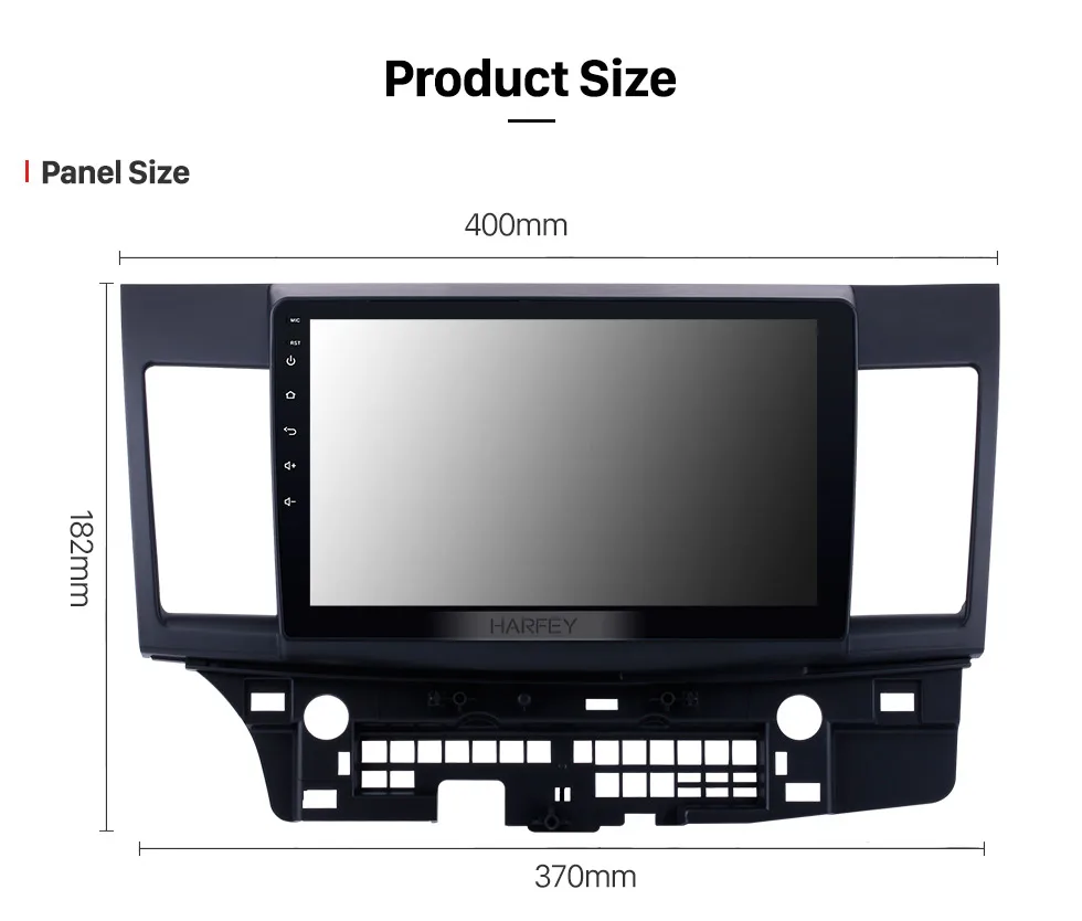 Best 10.1"Android 8.1/9.0 Car Head Unit Radio Player GPS Navigation for 2008-2015 Mitsubishi Lancer-ex support FM Bluetooth Video 14