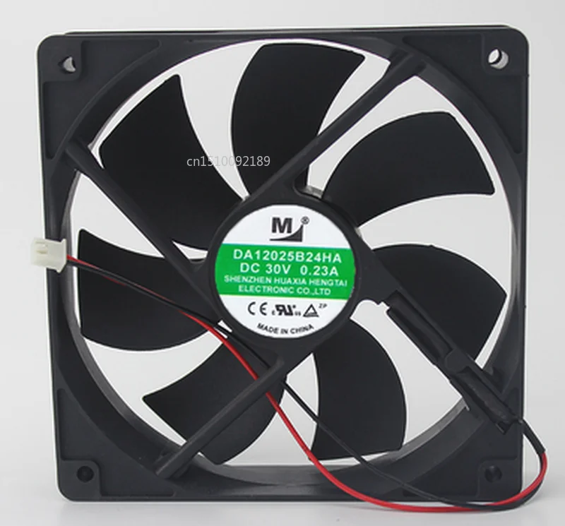 Для Huaxia фабрикой DA12025B24HA DC 24V 0.40A 120x120x25 мм 2-провод Сервер площади вентилятора