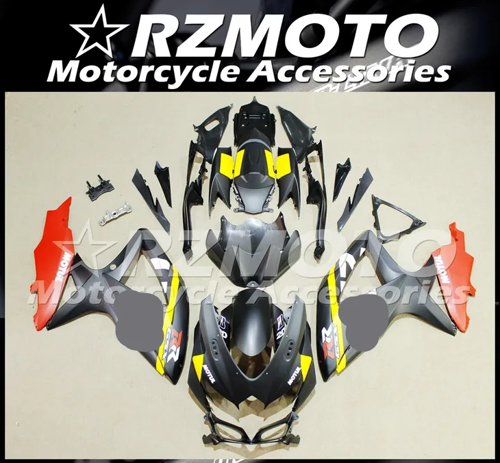 ABS мотоцикл обтекатель комплект для SUZUKI GSXR600 750 K8 2008-2010 год кузов литья под давлением Магазин № 1165