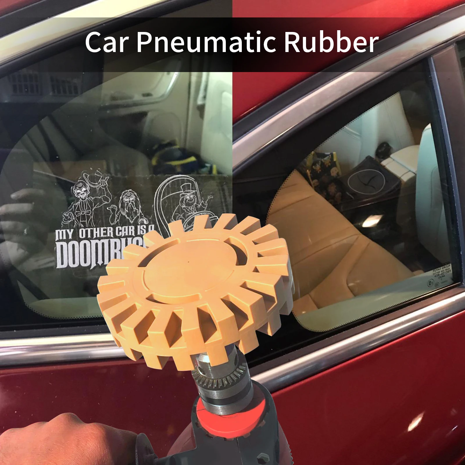 Car Pneumatic Rubber Eraser Wheel Pad Rubber Disk Decal Eraser Wheel