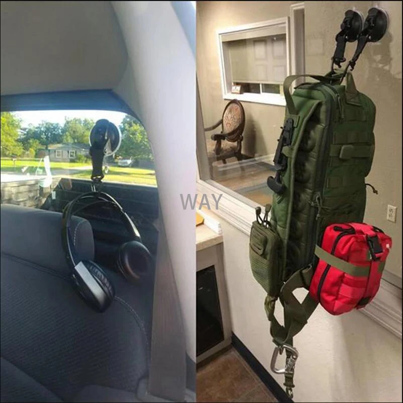 1/2/4Pcs Car Tent Suction Cups Buckle Side Round/Triangular Awning Anchors Outdoor Camping Tent Suckers Anchor Securing Hook