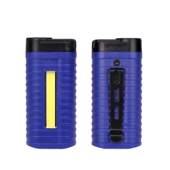 

XANES Dropshipping 1W COB LED Flashlight 2 Modes USB Charging 18650 Battery Work Lamp Camping Hunting Portable Torch Light