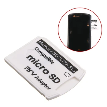 

For Micro SD PSV Vita1000 2000 TF Memory Card Adapter Converter 6.0 Version Single Game Card Set Cover Sleeve 3.5x3.5x0.5CM