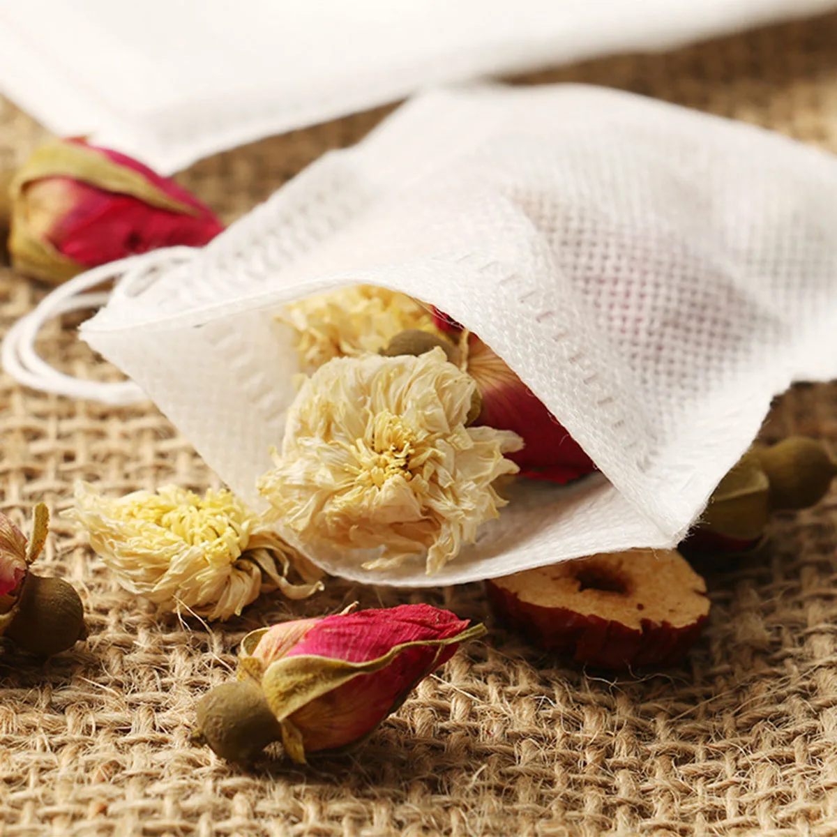 

100 non-woven tea bags Disposable Household Tea Bag Filter Bag for Tea Chinese Herb