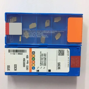 

10pcs Kit 2mm (SP200) NC3020 GTN-2 Grooving Cut-Off Carbide Inserts ZQMX2N11-1E